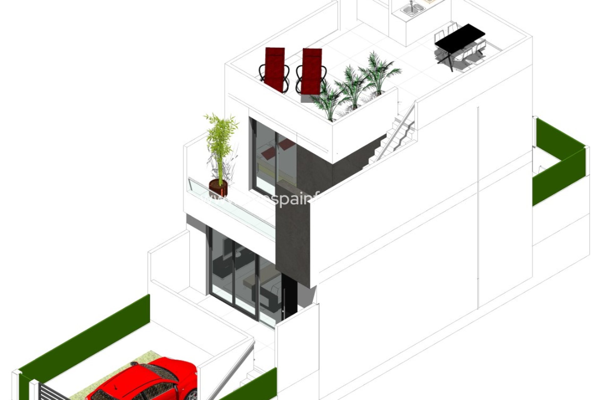  - 2. Town house -
