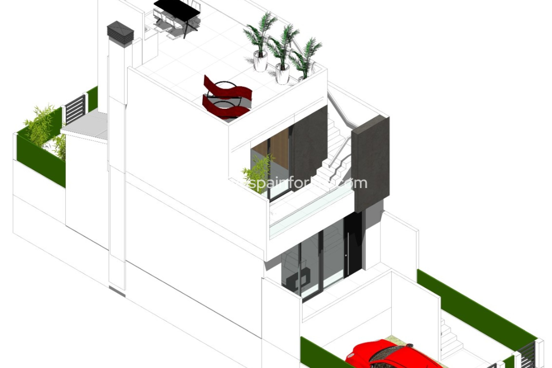  - 2. Town house -
