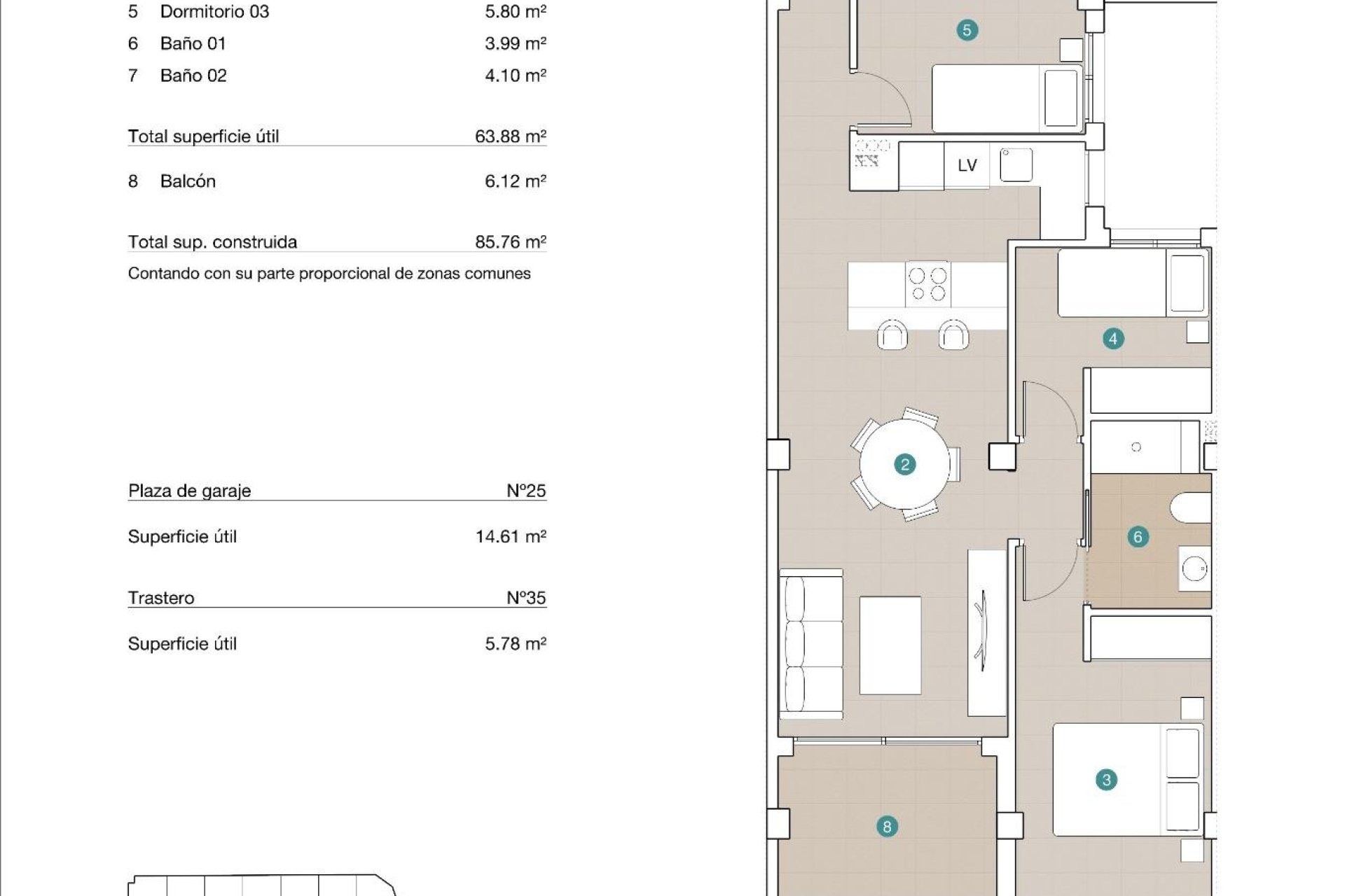  - Apartments -
Jacarilla - Pueblo