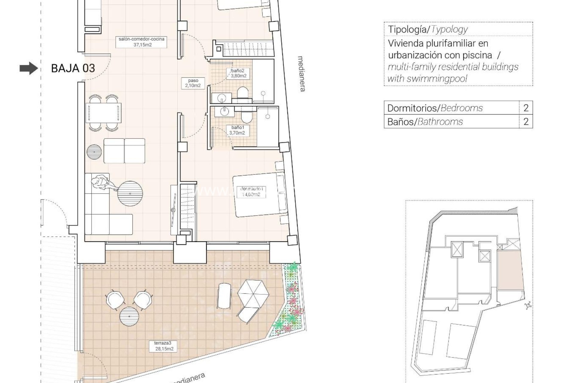  - Apartments -
 - Pueblo
