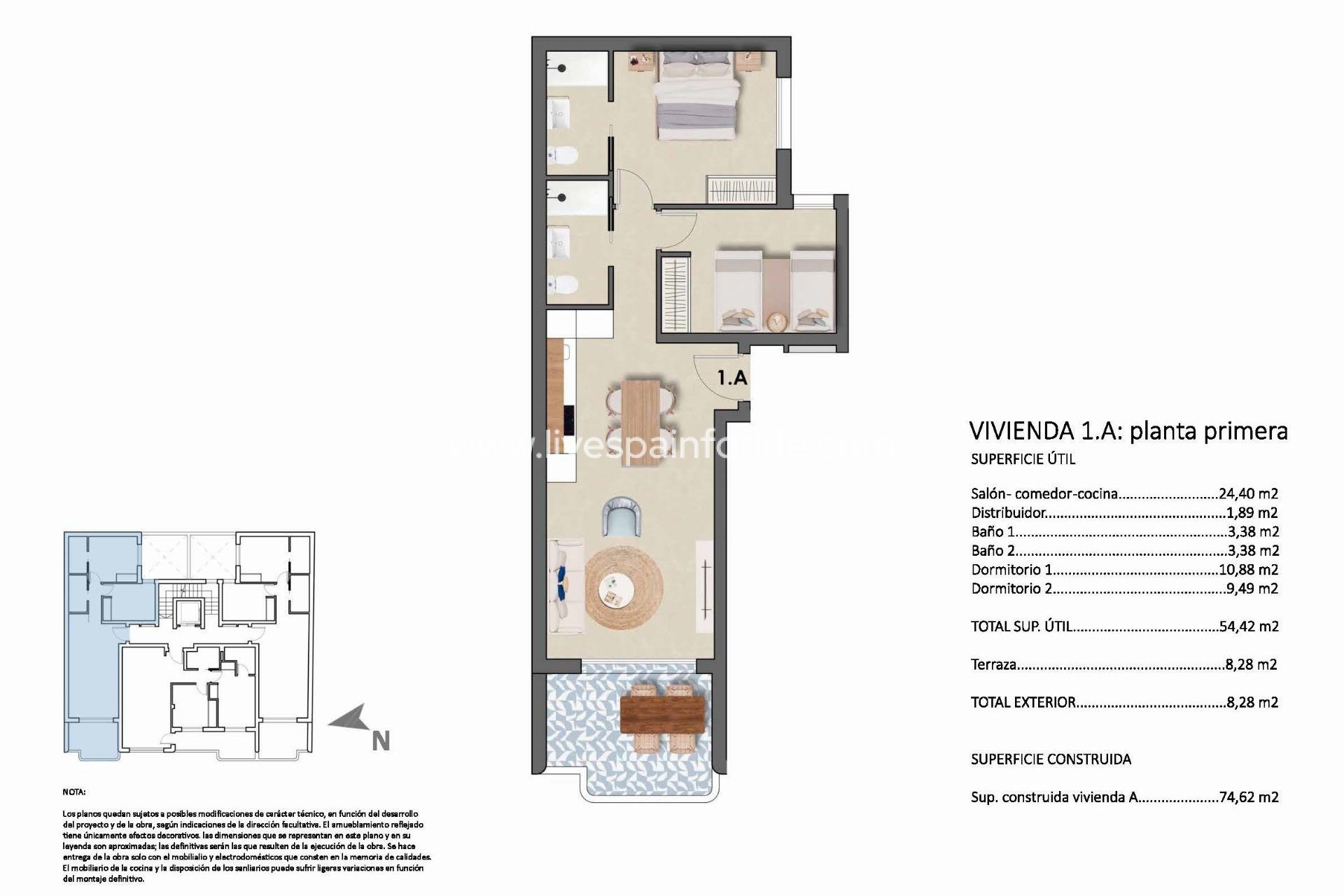  - Apartments -
 - Torre De La Horadada