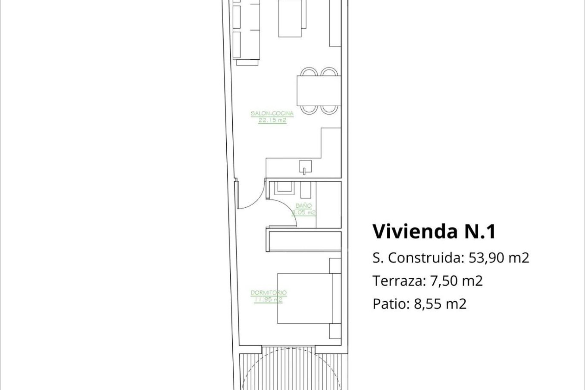  - Bungalow -
San Pedro del Pinatar - Los Antolinos