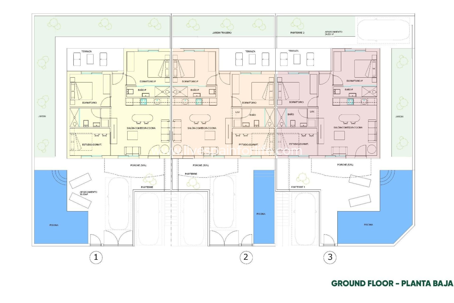Neubau - Bungalow -
Pilar de la Horadada - parques de Andromeda
