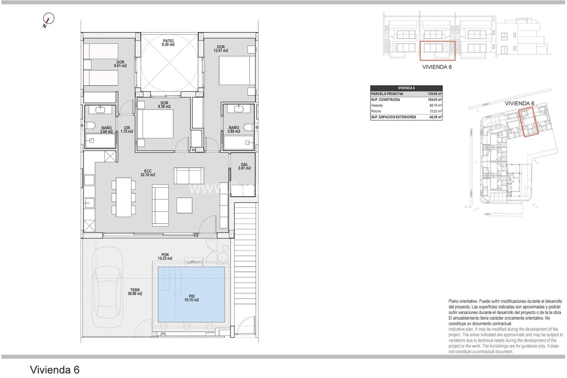 Neubau - Bungalow -
Pilar de la Horadada - Pueblo