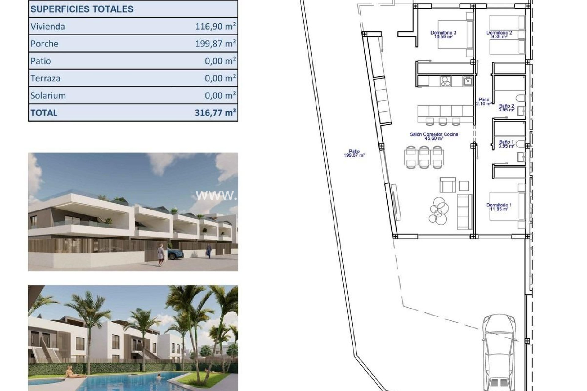Neubau - Bungalow -
Pilar de la Horadada - Pueblo