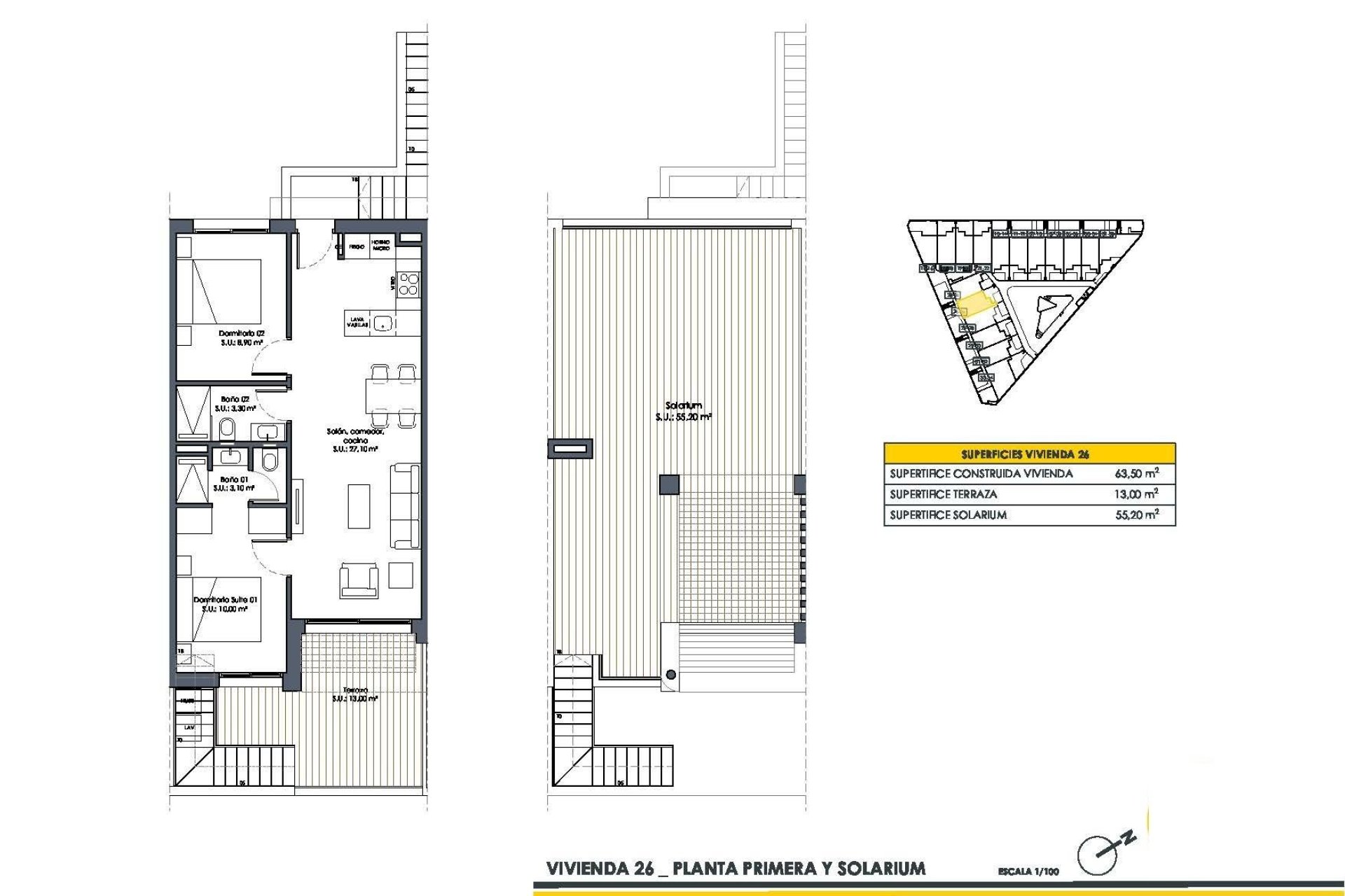 Neubau - Bungalow -
San Fulgencio - Pueblo