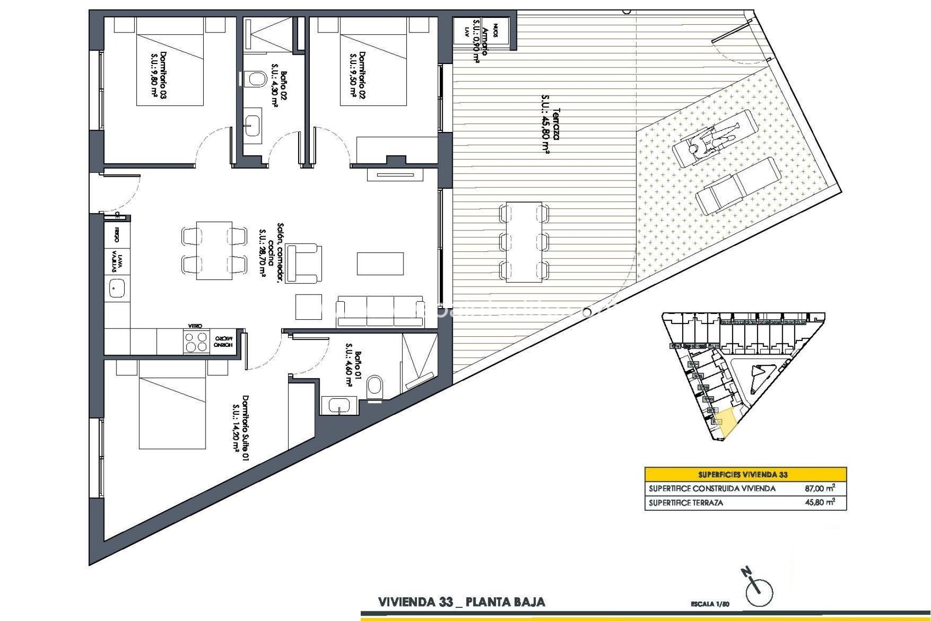 Neubau - Bungalow -
San Fulgencio - Pueblo
