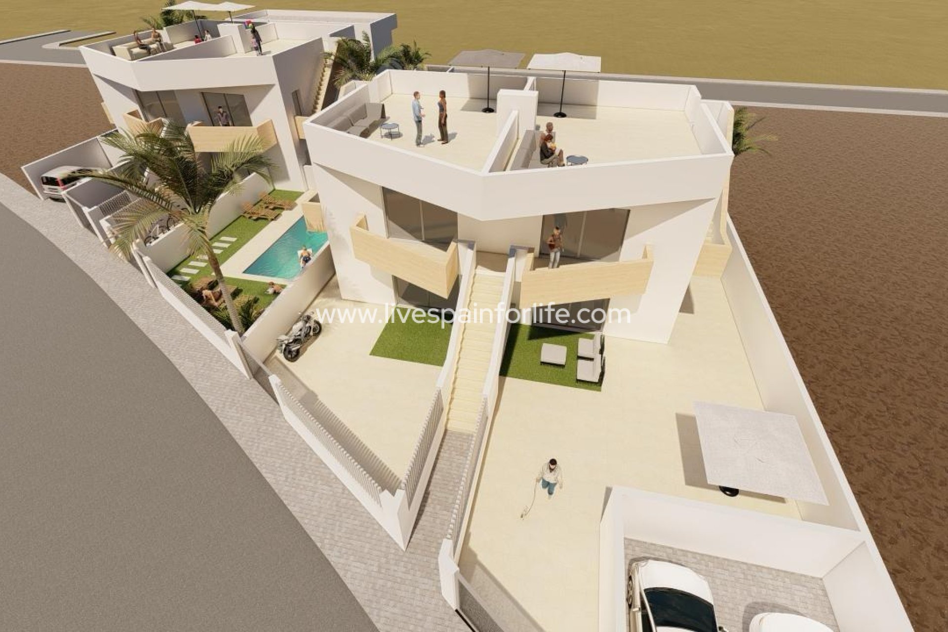 Neubau - Villa (freistehende) -
Puerto de Mazarron - Mar De Plata