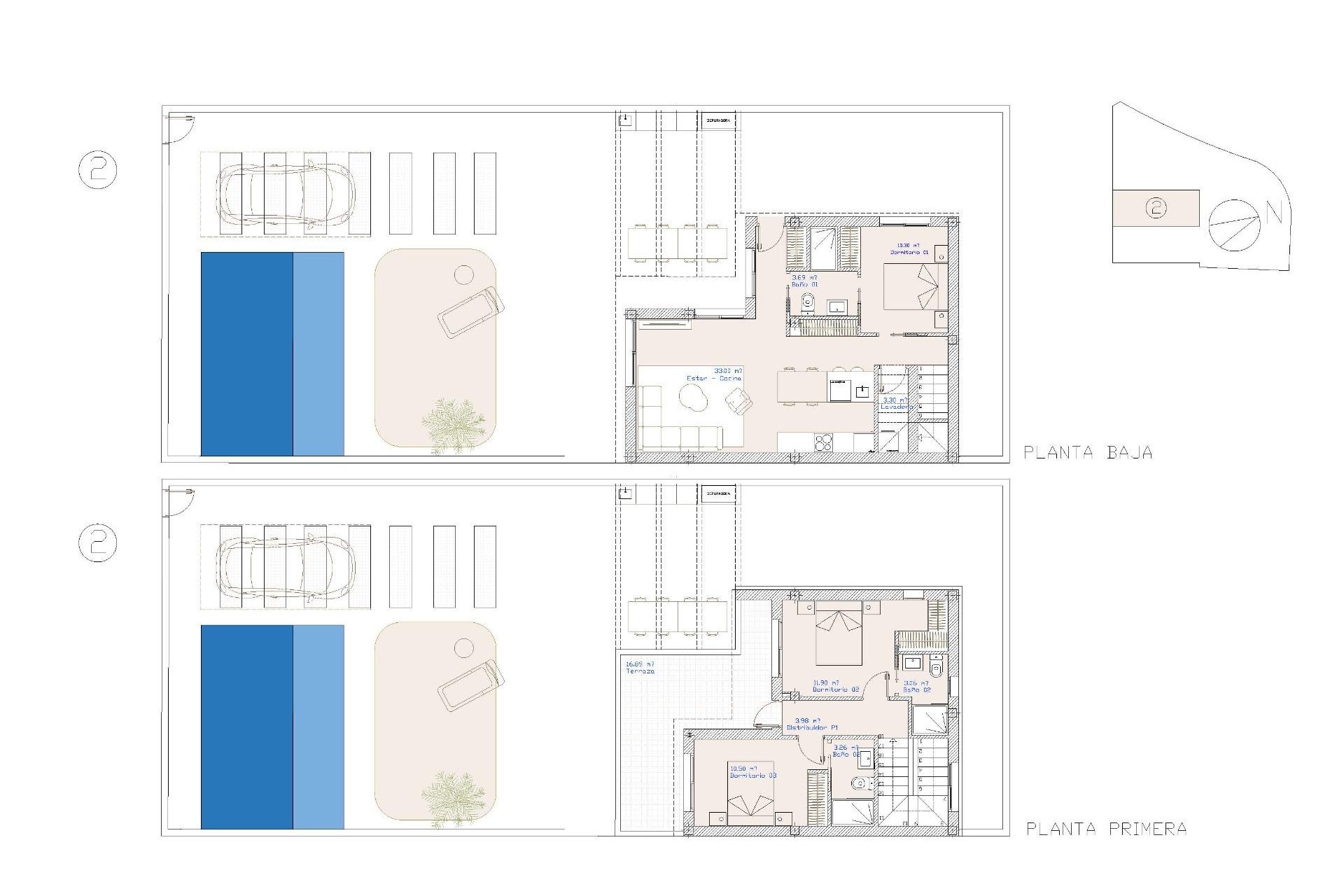 Neubau - Villa (freistehende) -
San Pedro del Pinatar - Centro