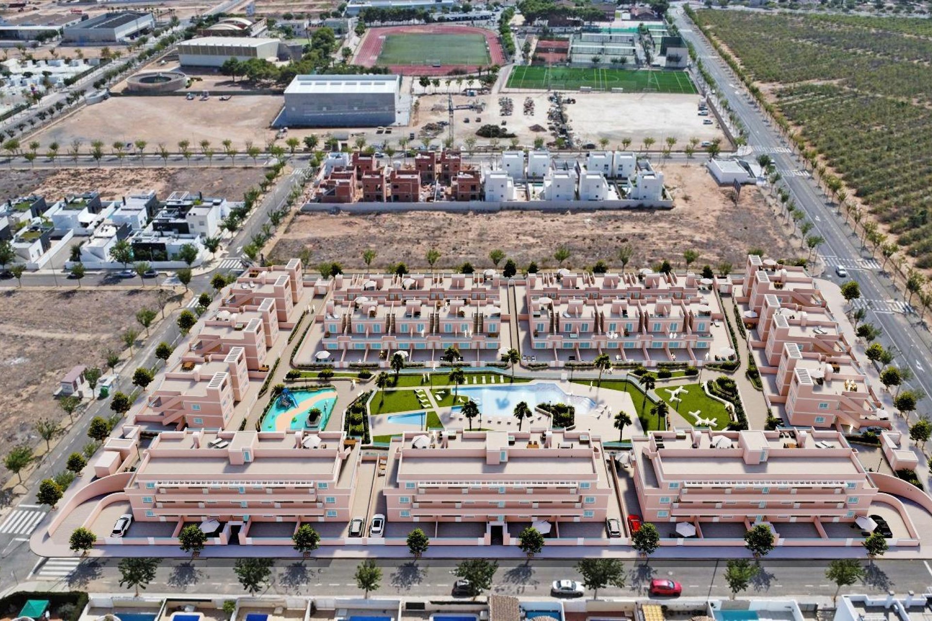 New build - Apartments -
Pilar de la Horadada - Lo Monte