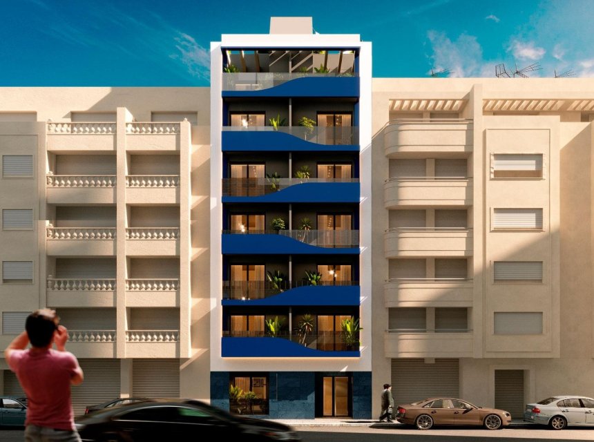 New build - Apartments -
Torrevieja - Playa del Acequión