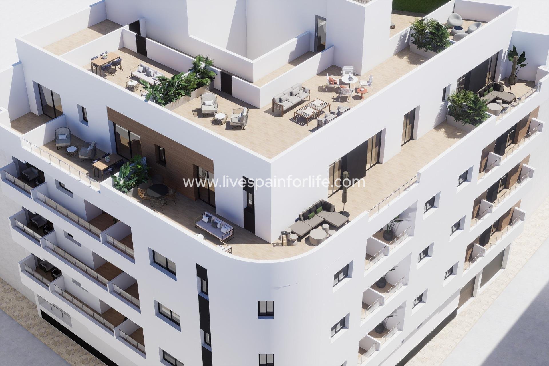 New build - Apartments -
Torrevieja - pueblo