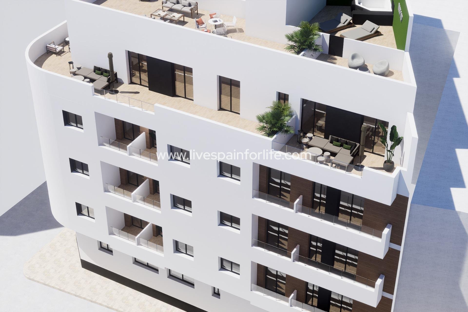 New build - Apartments -
Torrevieja - pueblo