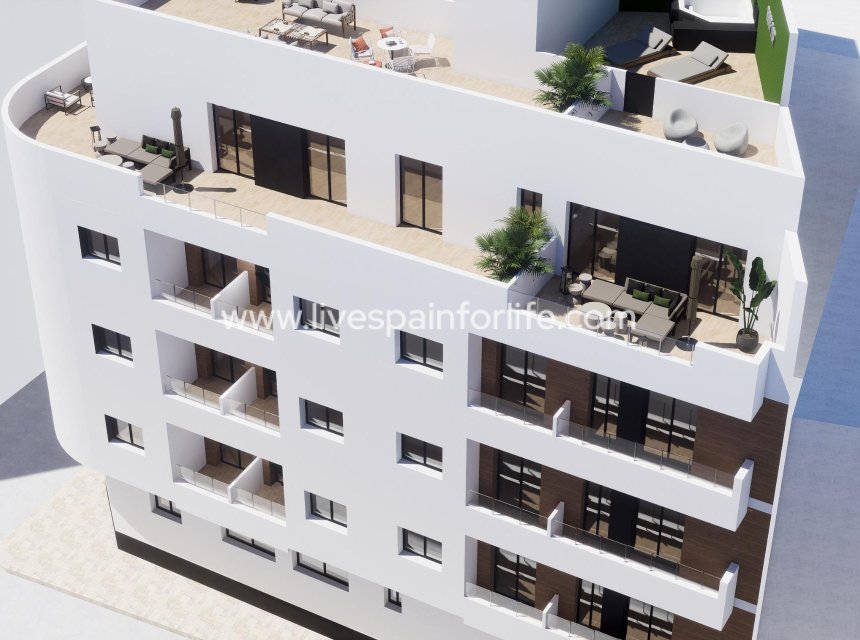 New build - Apartments -
Torrevieja - pueblo