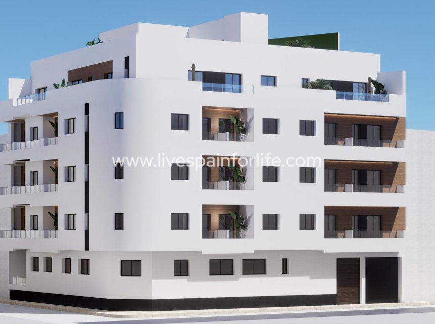 New build - Apartments -
Torrevieja - pueblo
