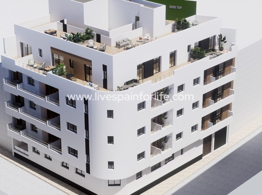 New build - Apartments -
Torrevieja - pueblo