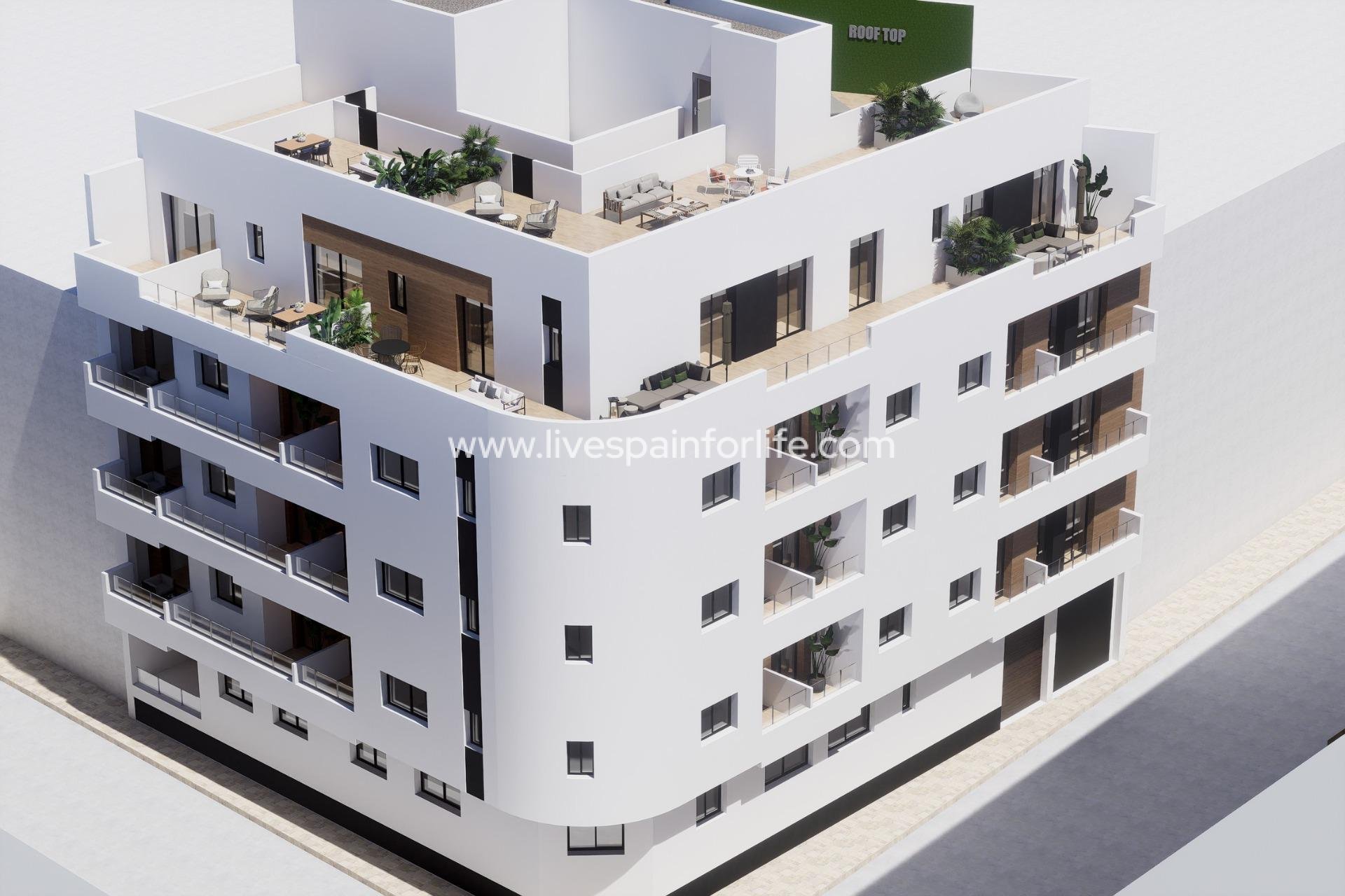 New build - Apartments -
Torrevieja - pueblo