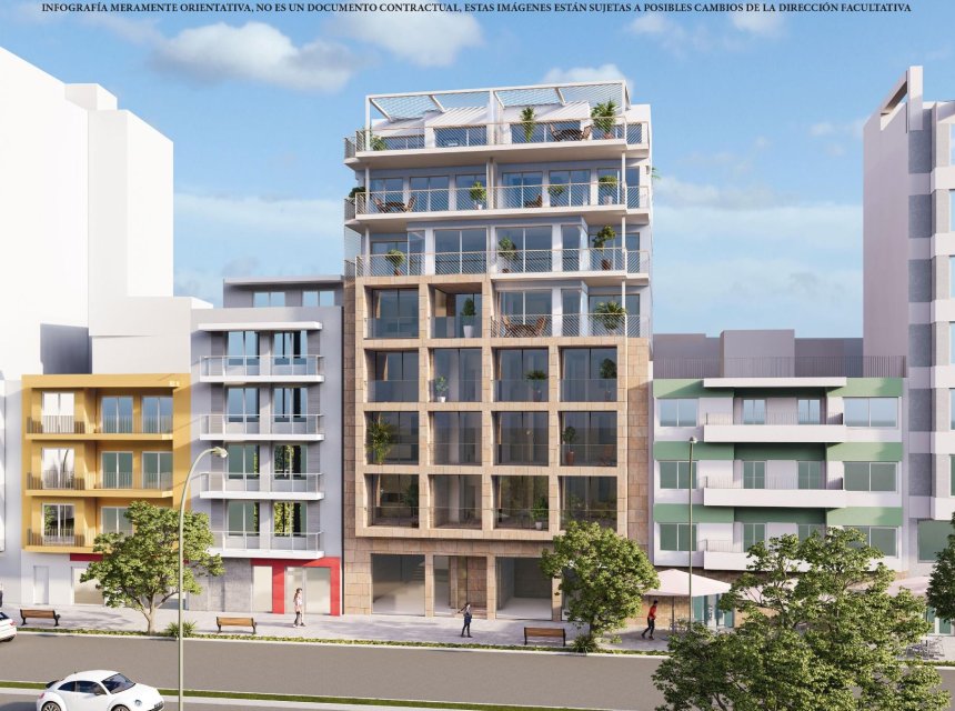 New build - Apartments -
Villajoyosa - Pueblo