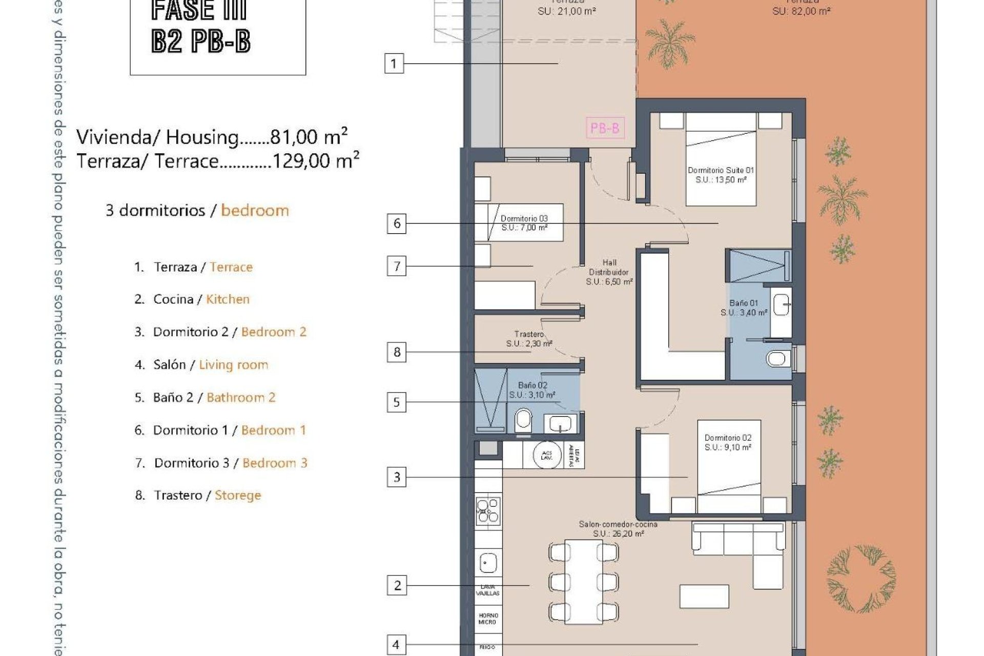New build - Bungalow -
Los Alcázares - La Serena Golf