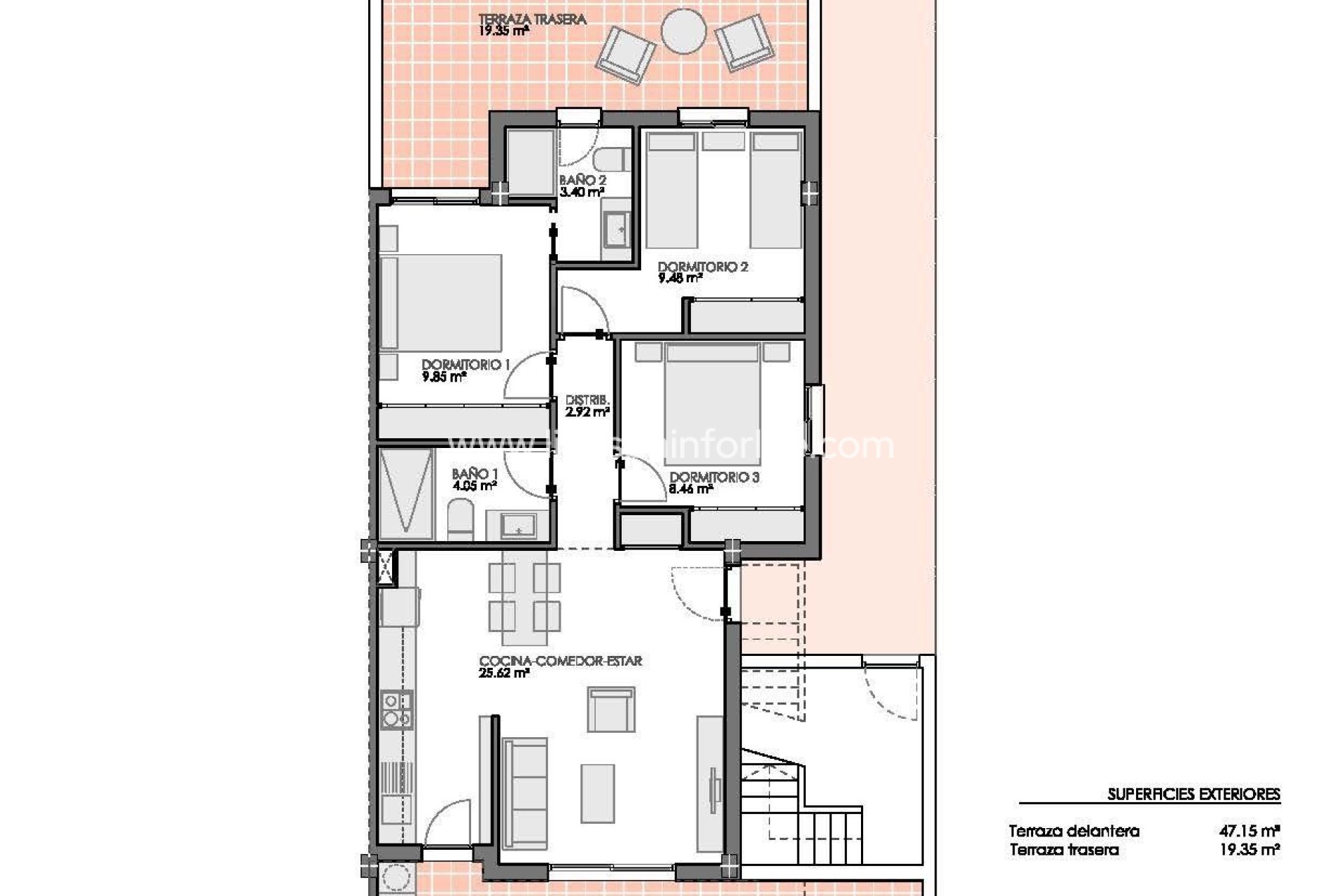 New build - Bungalow -
Pilar de la Horadada - Lo Romero Golf