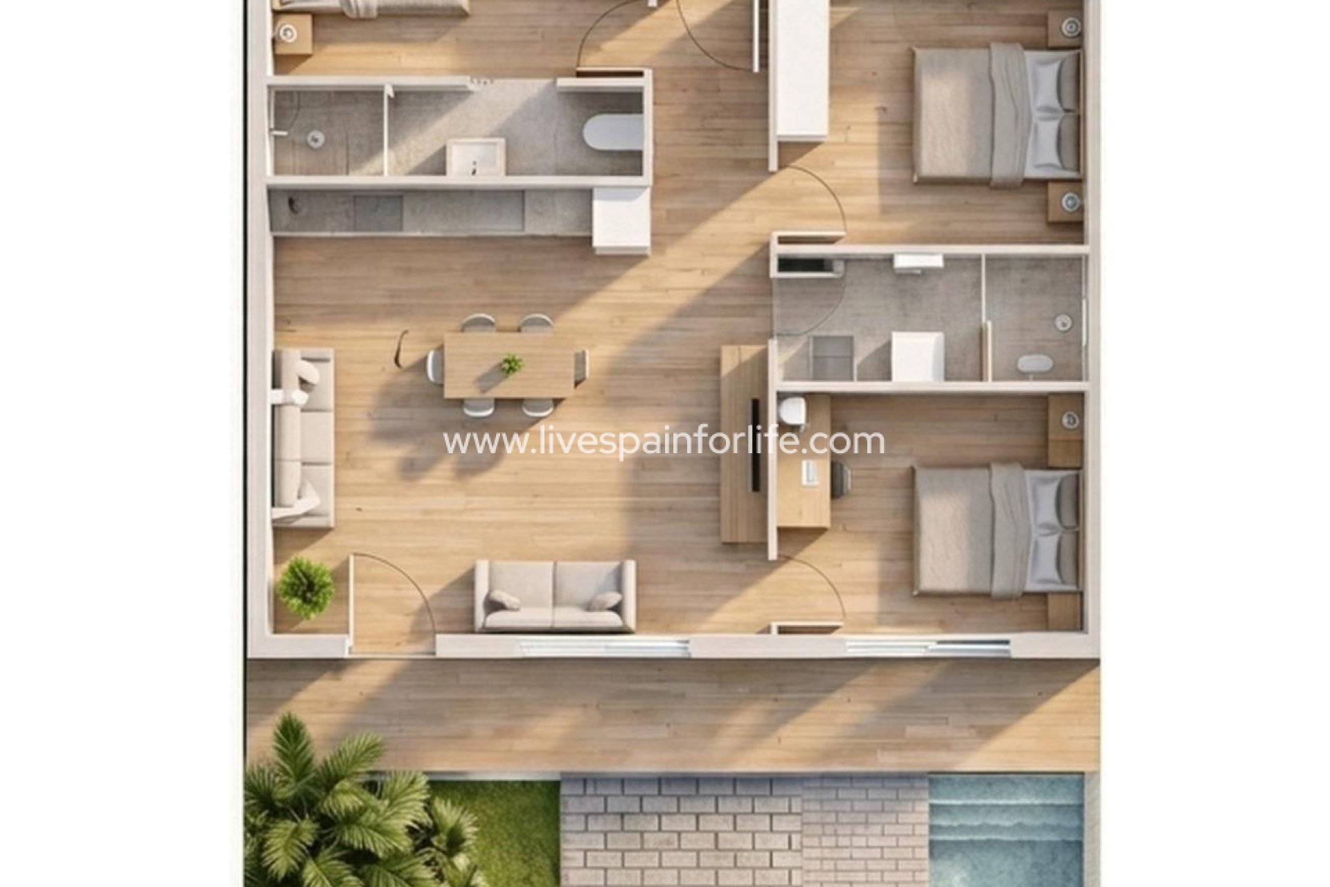 New build - Bungalow -
Pilar de la Horadada - parques de Andromeda