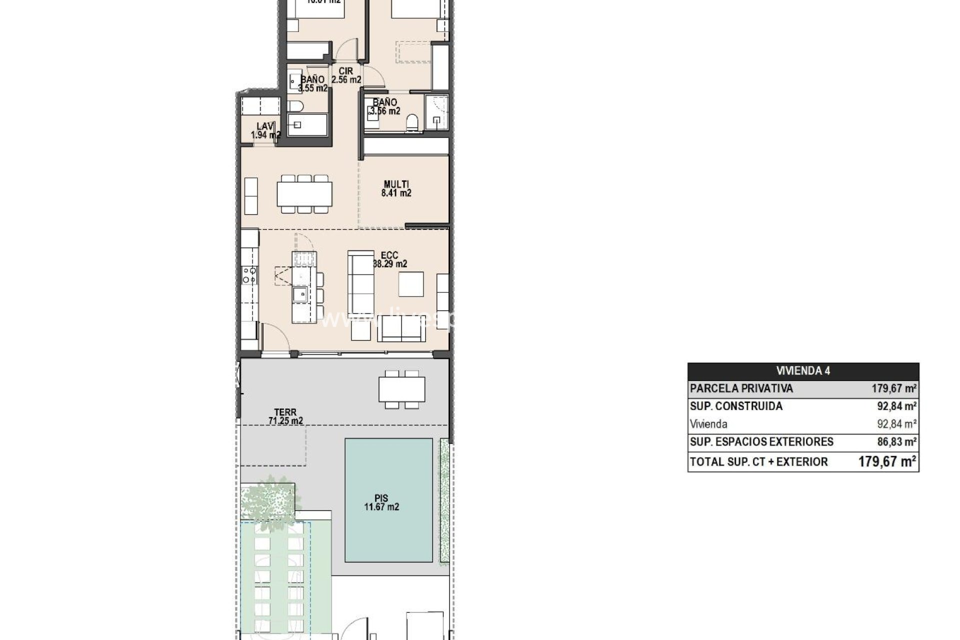 New build - Bungalow -
Pilar de la Horadada - parques de Andromeda