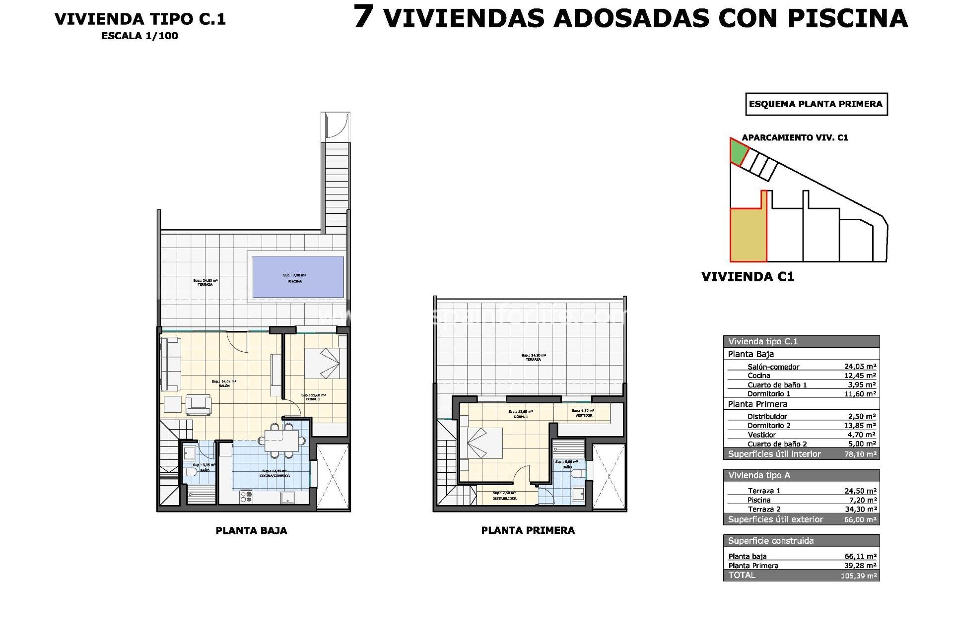 New build - Bungalow -
Pilar de la Horadada - Pueblo