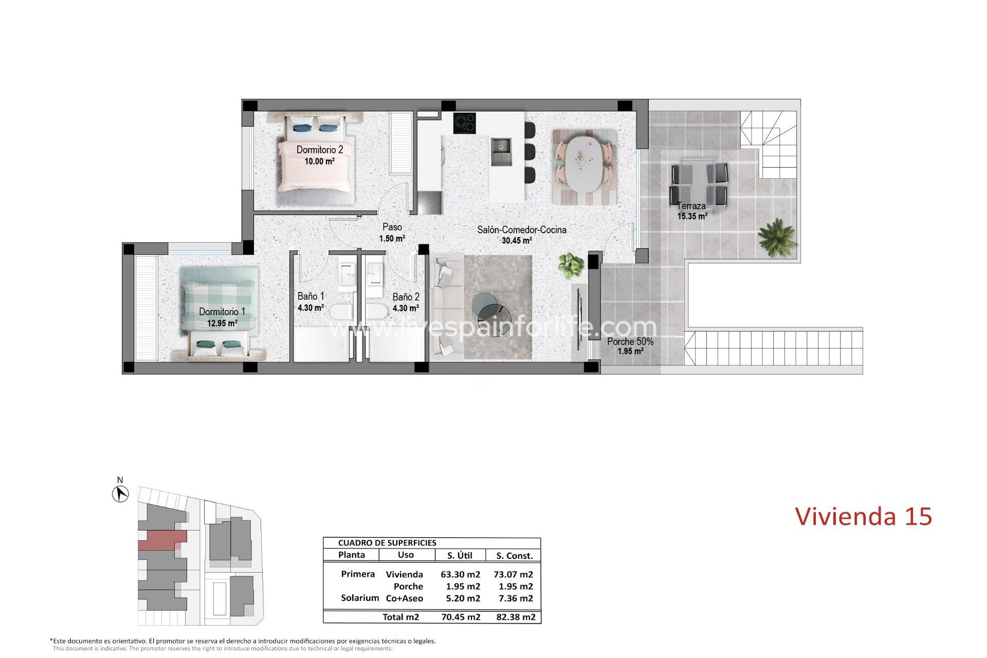 New build - Bungalow -
Pilar de la Horadada - Pueblo