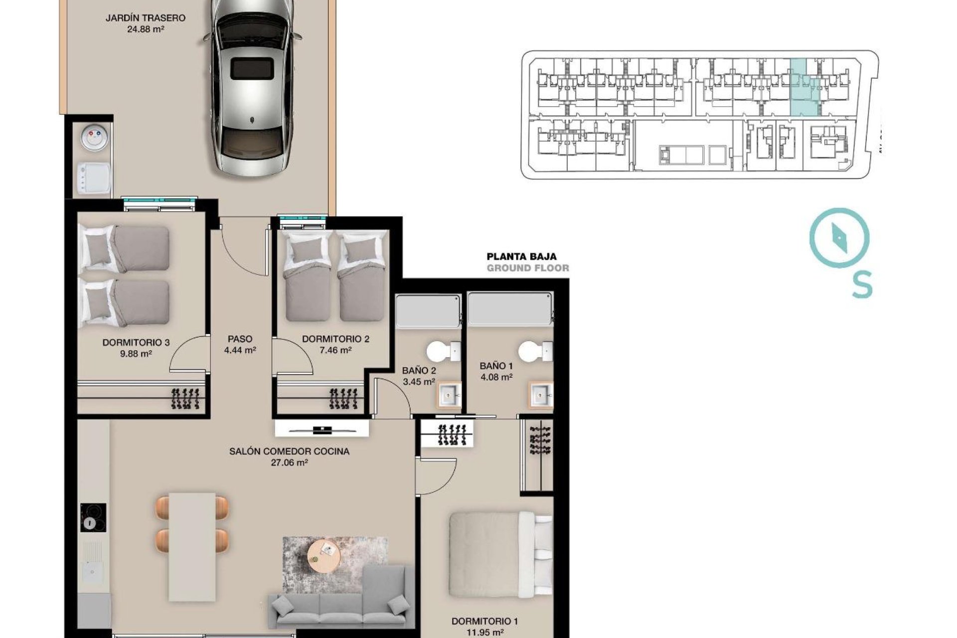 New build - Bungalow -
Pilar de la Horadada - Torre de la Horadada