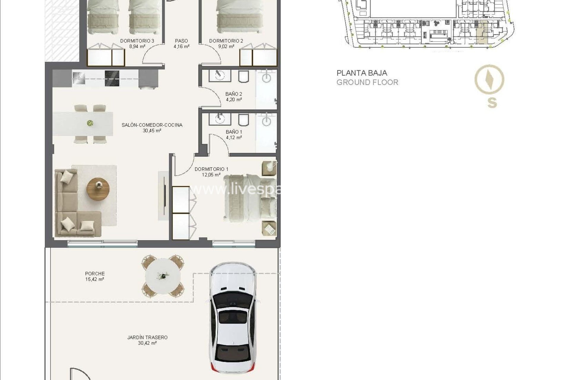 New build - Bungalow -
Pilar de la Horadada - Torre de la Horadada
