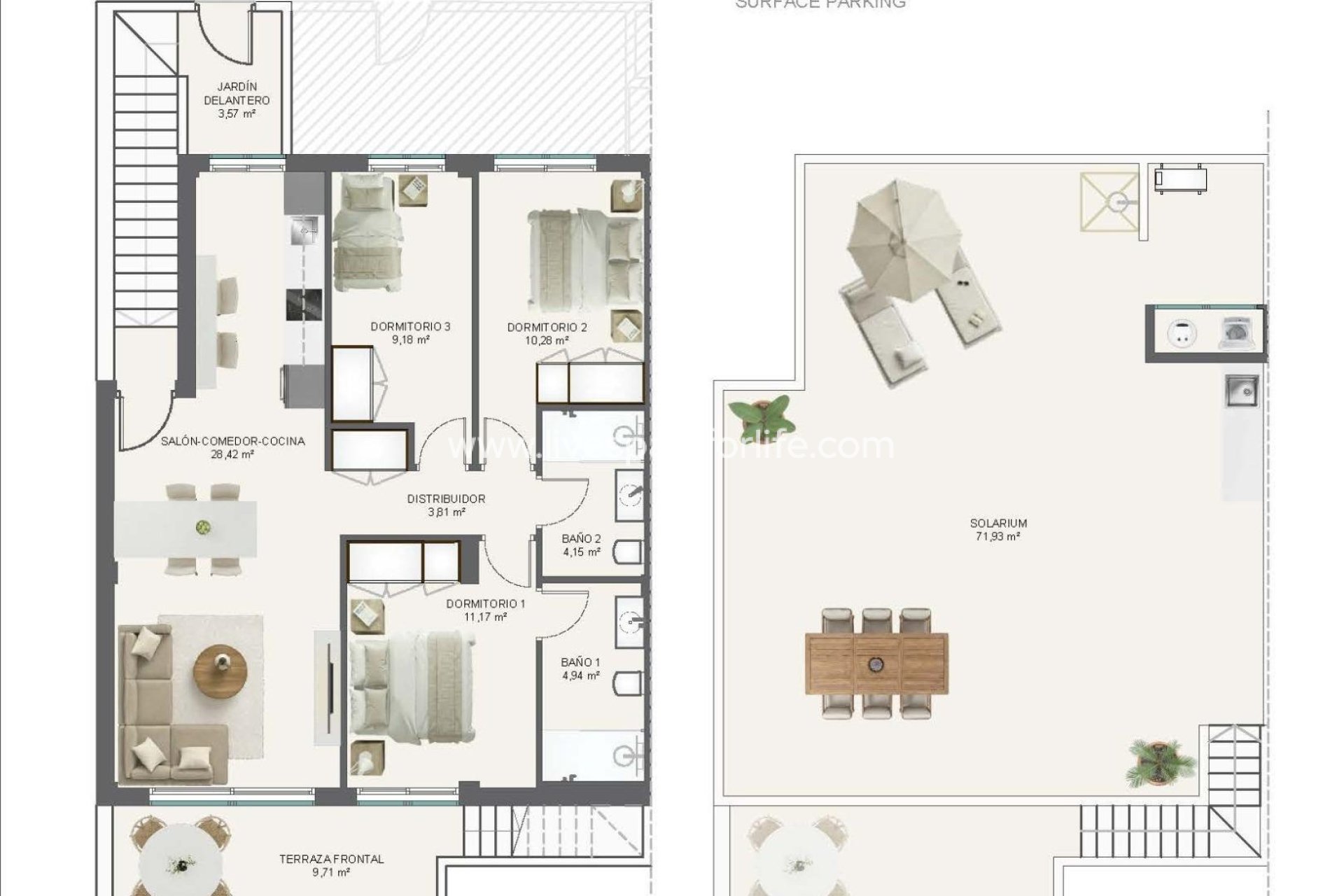 New build - Bungalow -
Pilar de la Horadada - Torre de la Horadada