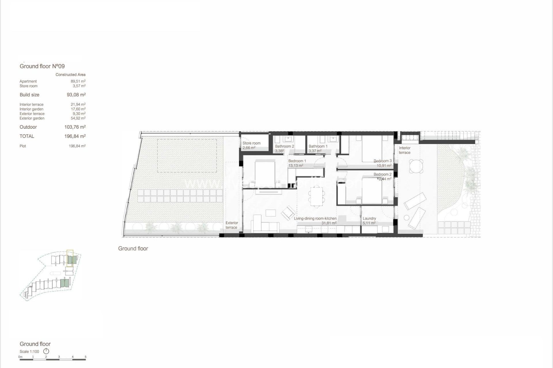 New build - Bungalow -
San Javier - Roda Golf