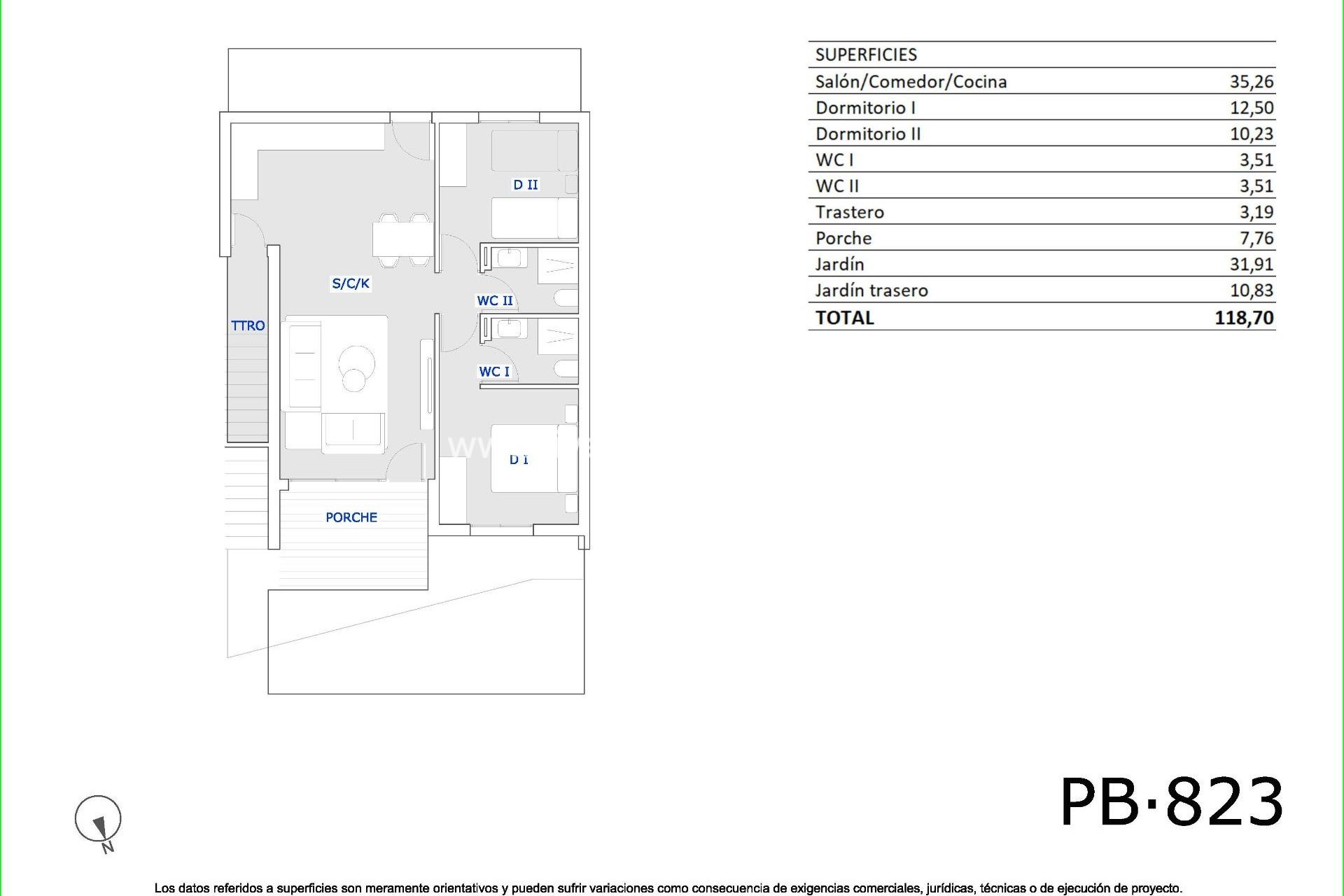 New build - Bungalow -
San Miguel De Salinas - Pueblo