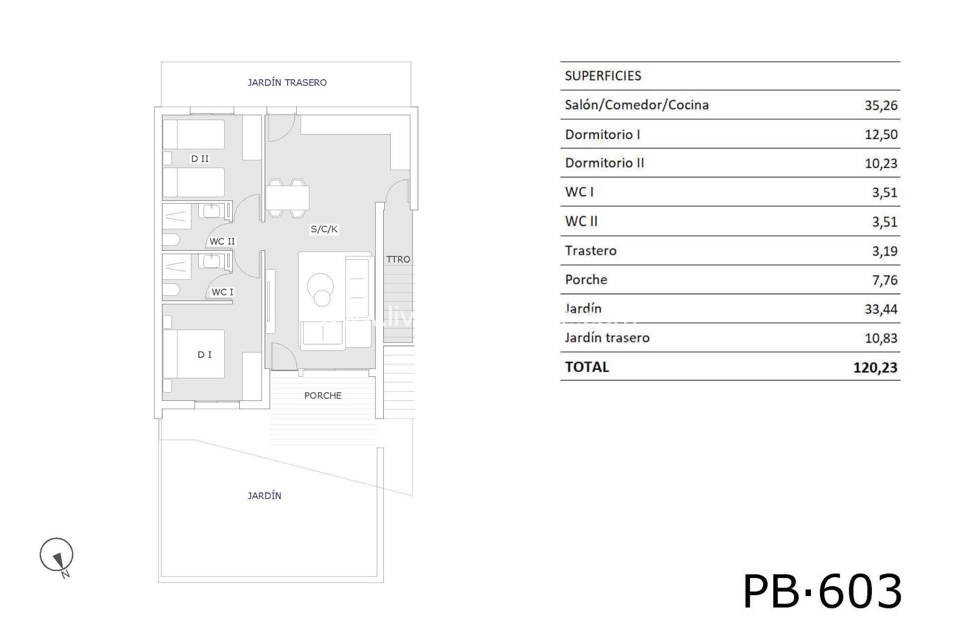 New build - Bungalow -
San Miguel De Salinas - Pueblo