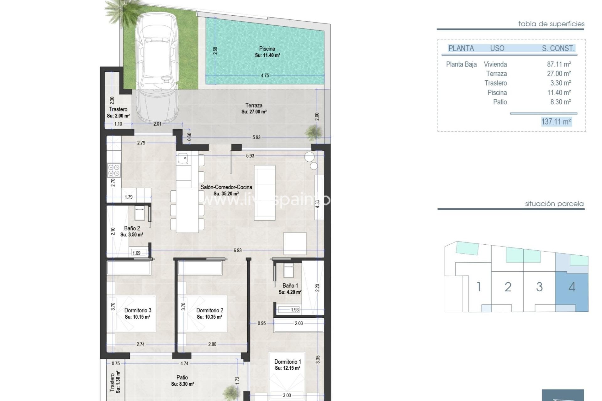 New build - Bungalow -
San Pedro del Pinatar - Las Esperanzas