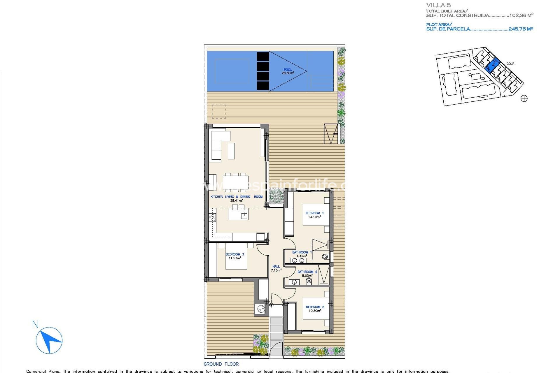 New build - Villa (detached) -
Los Alcázares - Serena Golf