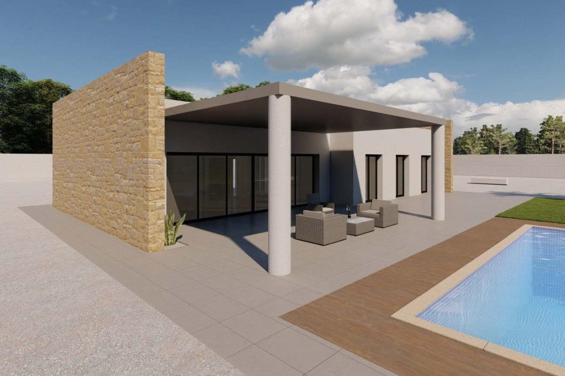New build - Villa (detached) -
Pinoso - Campo