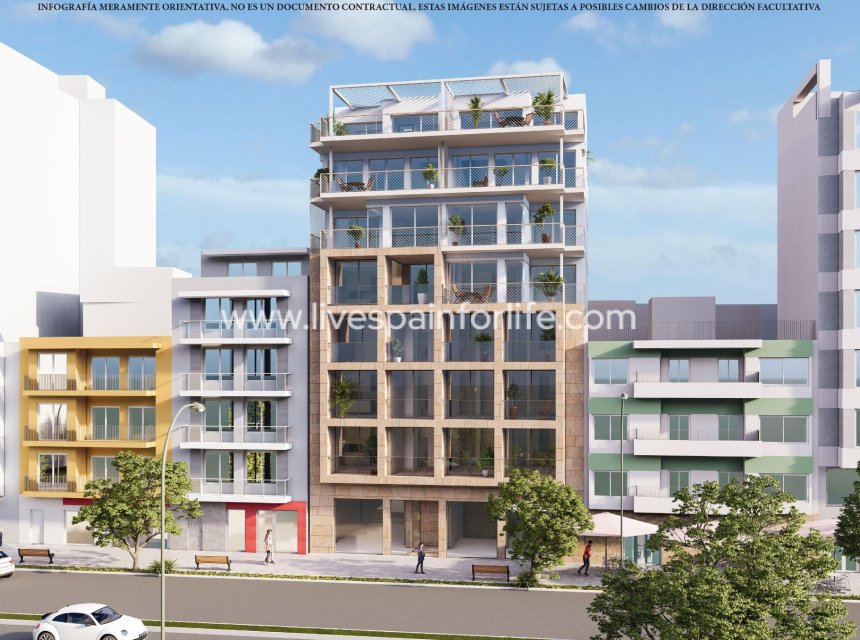 Nieuwbouw - Apartments -
Villajoyosa - Pueblo