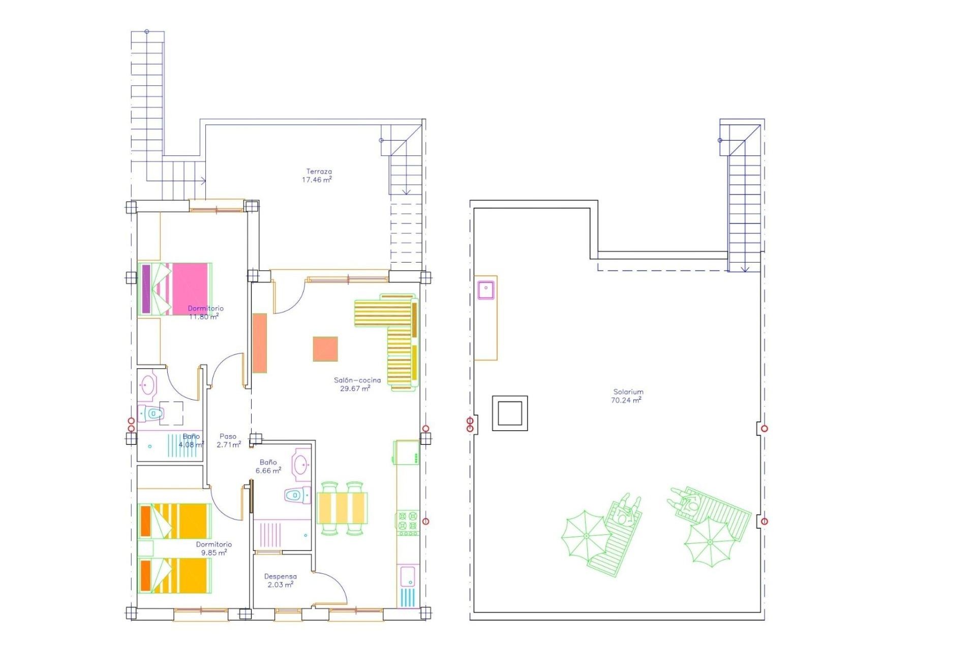 Nieuwbouw - Bungalow -
San Javier - Pueblo