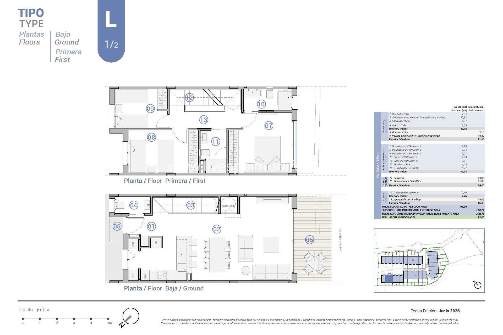 Nieuwbouw - Rijwoning -
El Campello - Platja de L´Amerador
