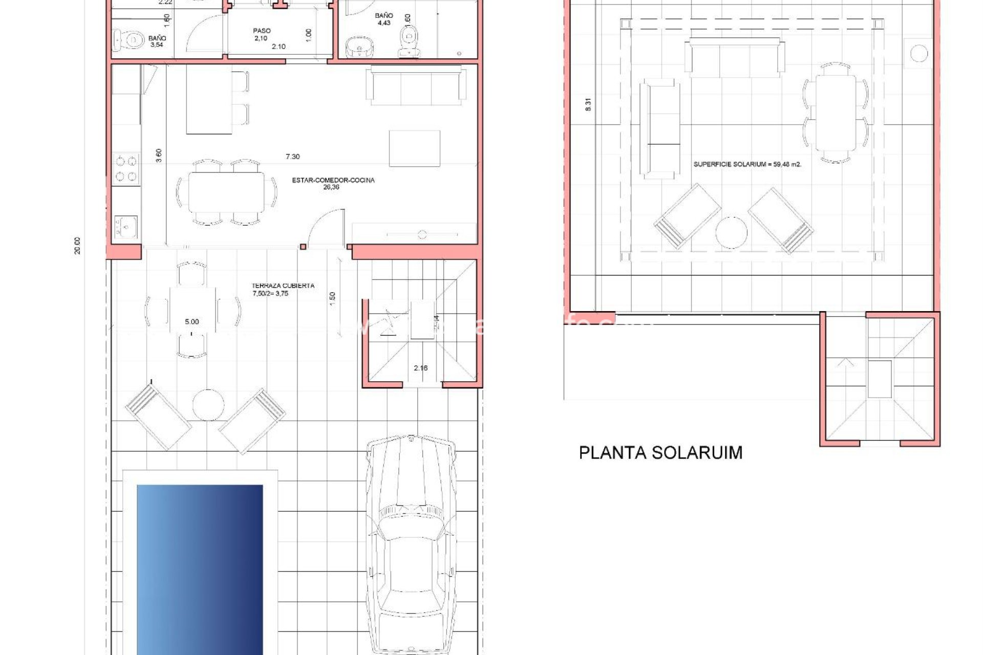 Nieuwbouw - Rijwoning -
Fuente Álamo - La Pinilla
