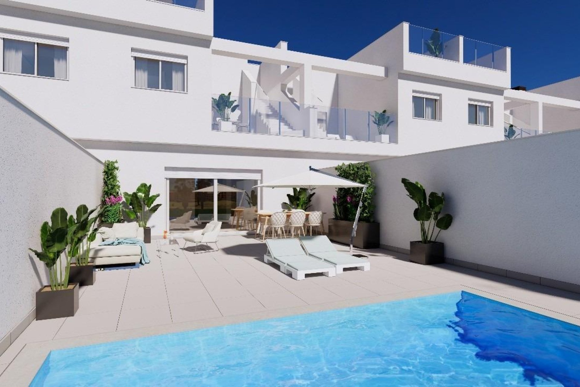 Nieuwbouw - Rijwoning -
Los Alcázares - Serena Golf