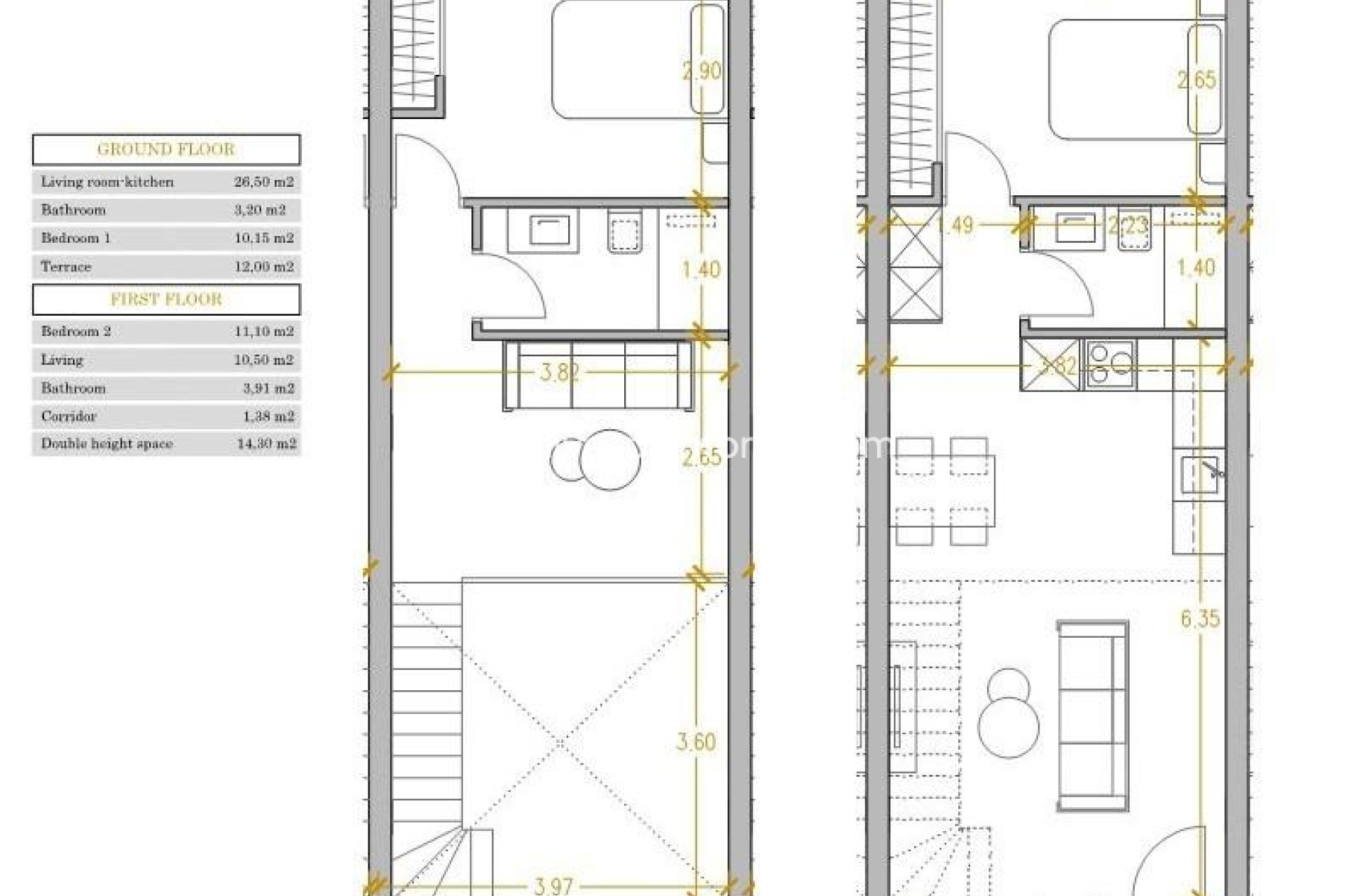 Nieuwbouw - Rijwoning -
Orihuela Costa - PAU 1