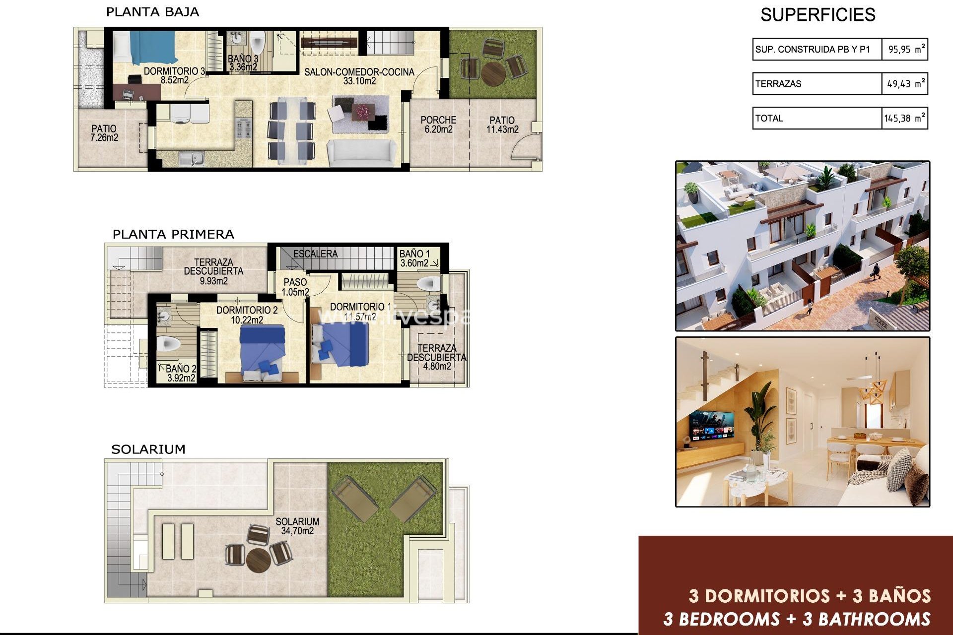 Nieuwbouw - Rijwoning -
Orihuela - Vistabella Golf