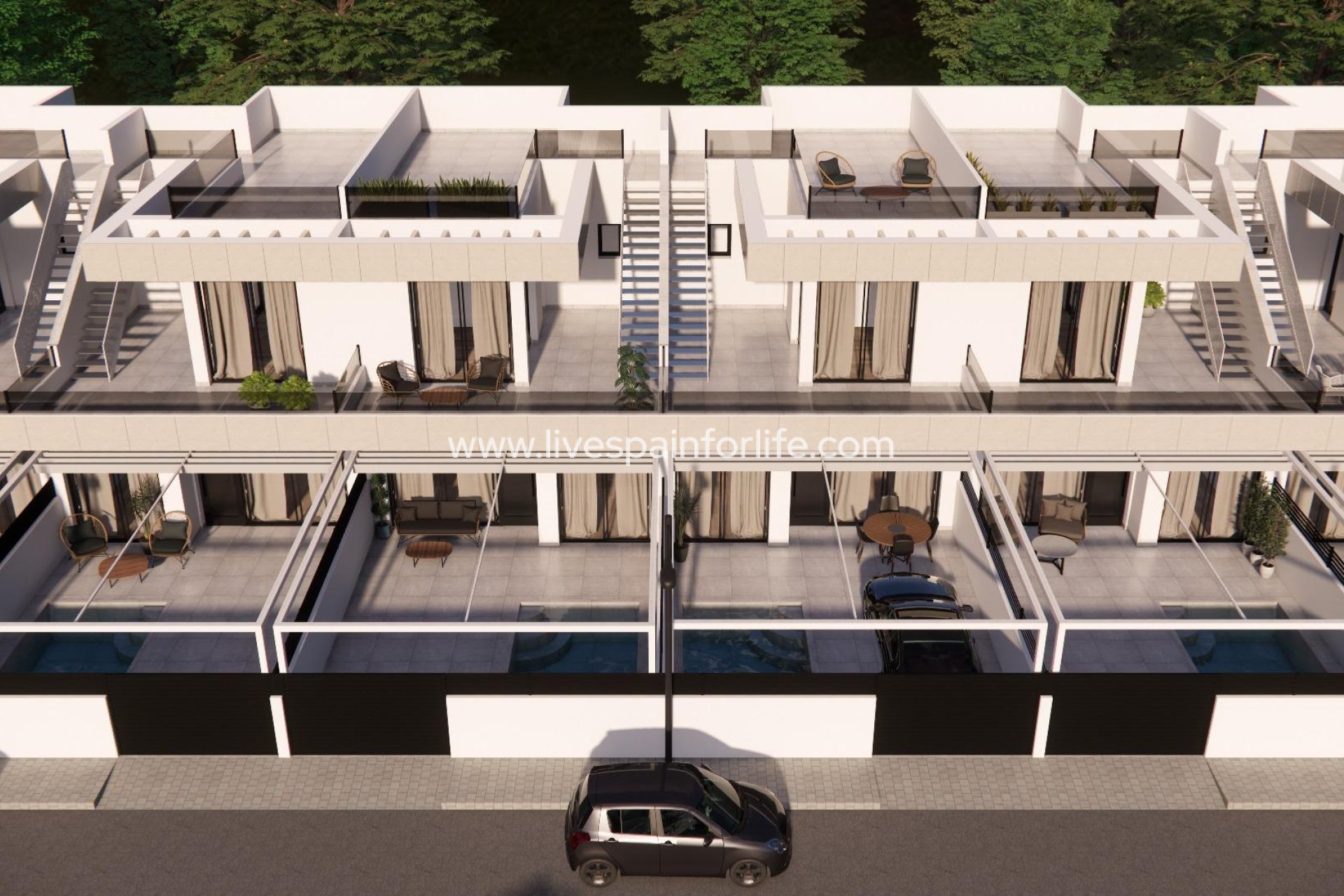 Nieuwbouw - Rijwoning -
Rojales - Pueblo