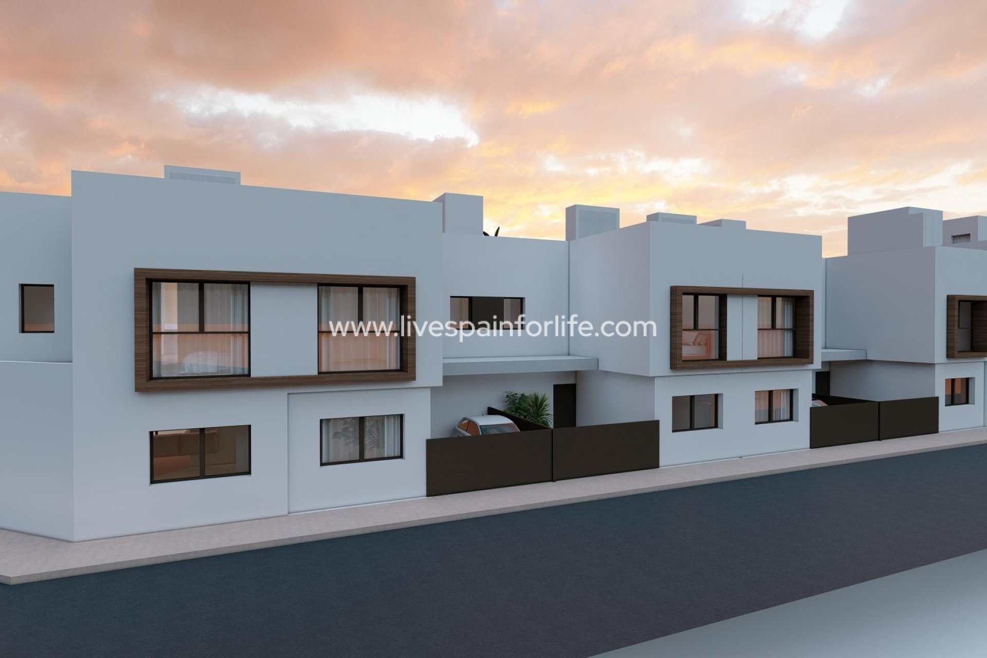 Nieuwbouw - Rijwoning -
San Javier - Pueblo