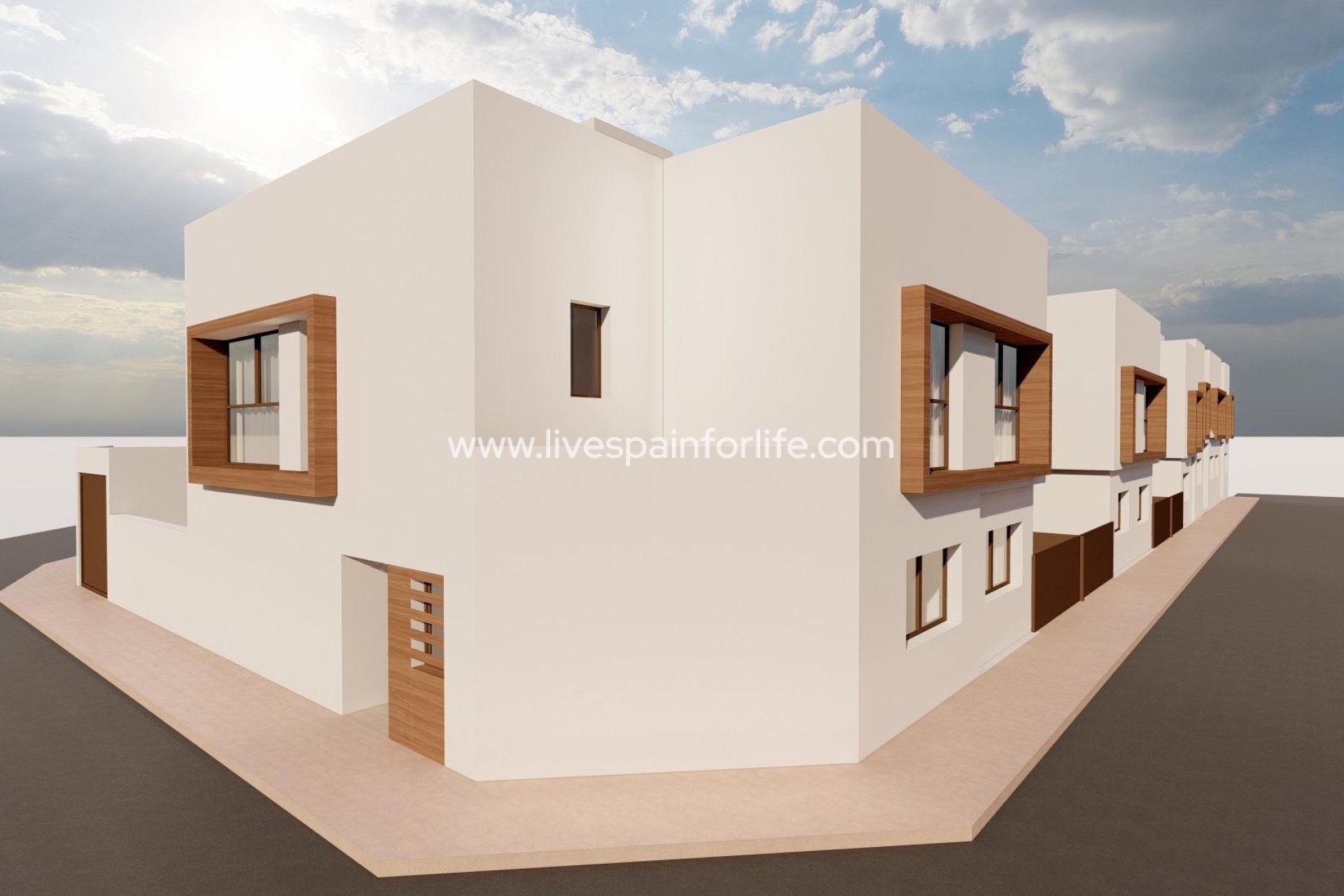 Nieuwbouw - Rijwoning -
San Javier - Pueblo