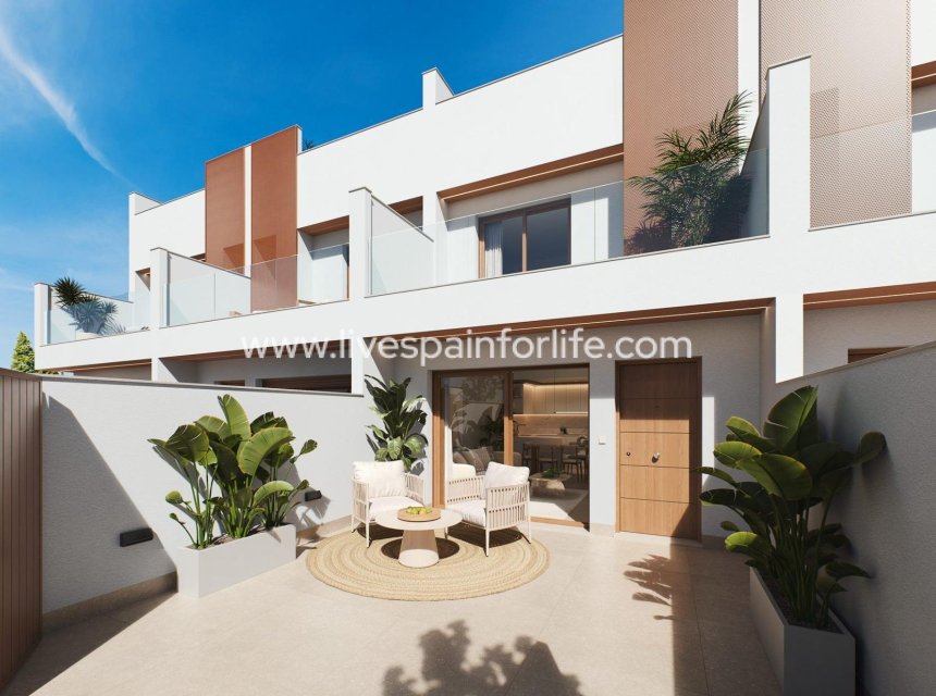 Nieuwbouw - Rijwoning -
San Pedro del Pinatar - Pueblo