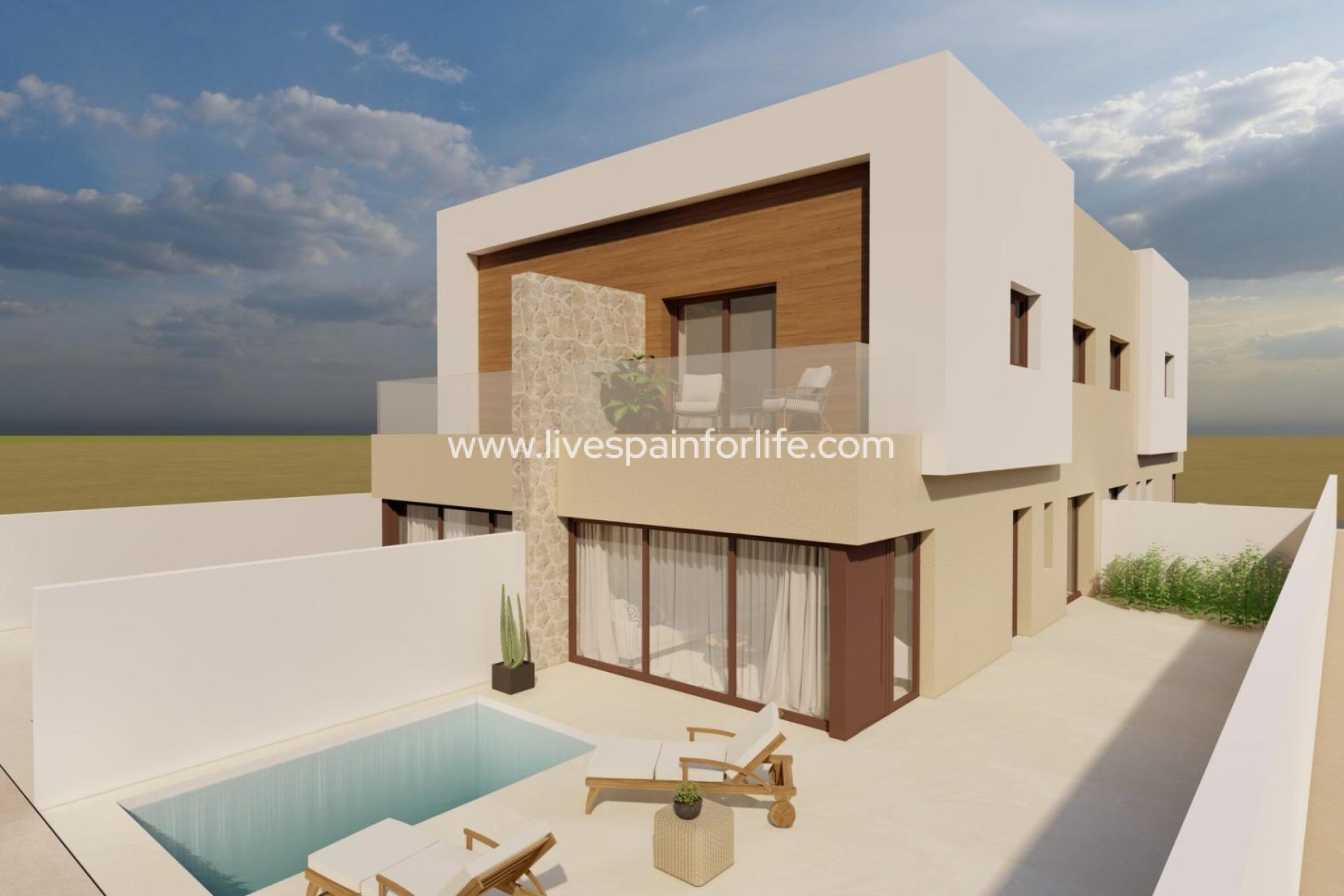 Nieuwbouw - Semi-detached house / Quad -
San Javier - Pueblo