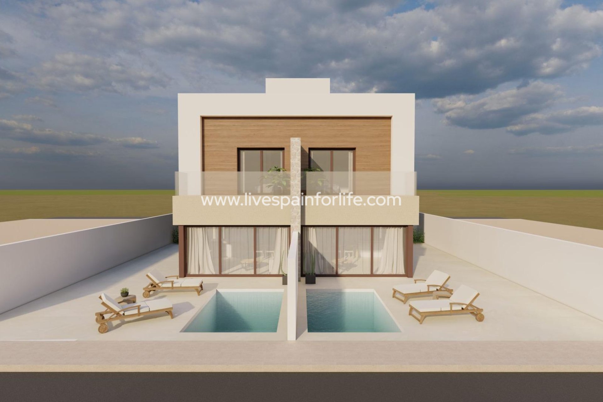 Nieuwbouw - Semi-detached house / Quad -
San Javier - Pueblo
